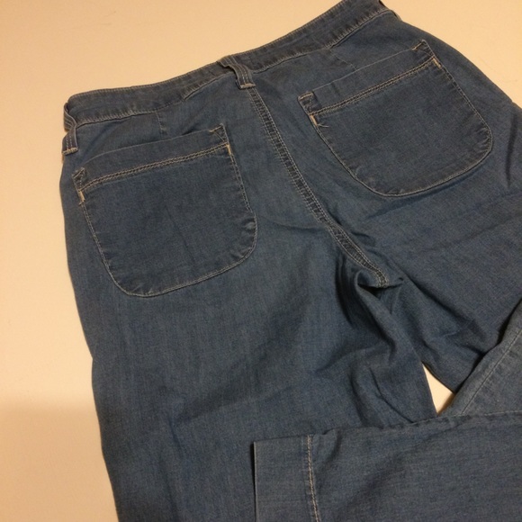 NYDJ Wide Leg Med Wash Jeans Lift Tuck Technology - Picture 4 of 8